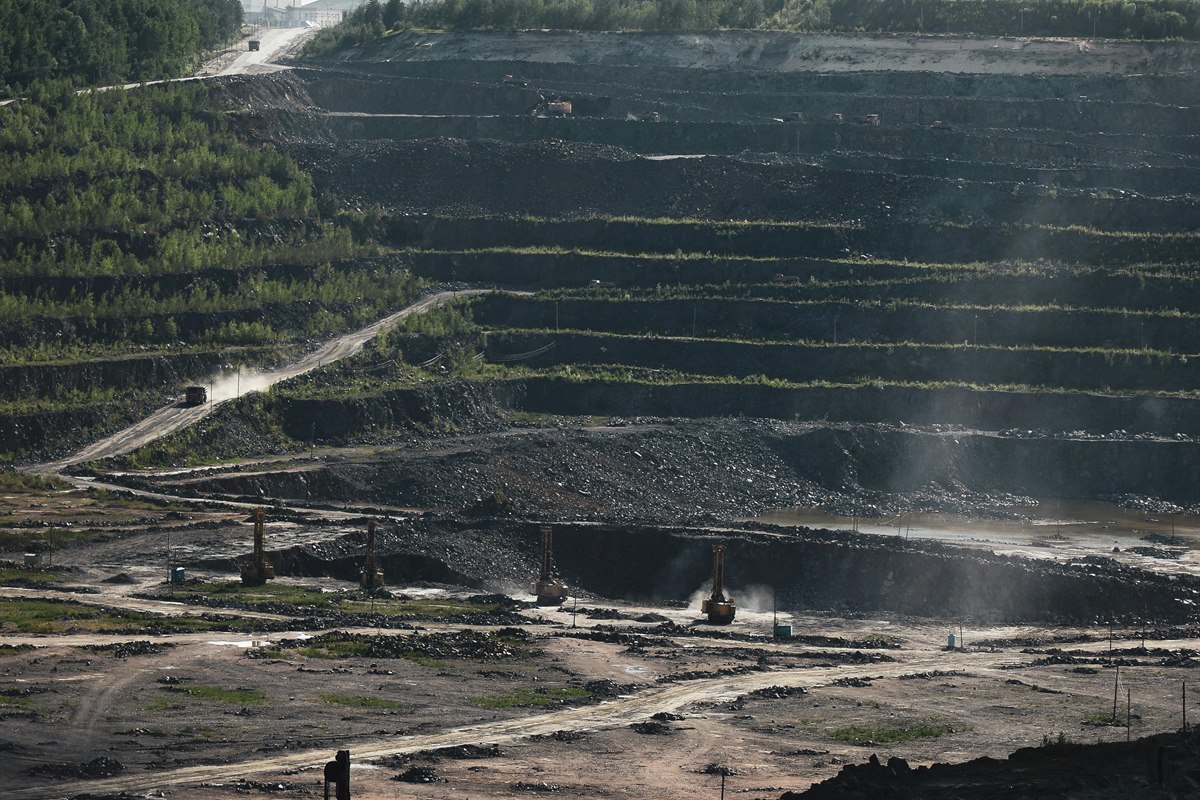 Open-pit mining operations